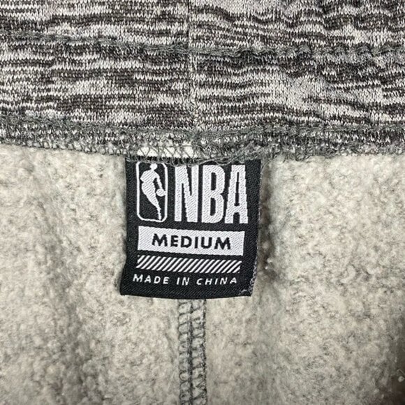 NBA Sweatpants Jogger Adult Medium Gray Comfort Fit Pockets Casual - Picture 8 of 10
